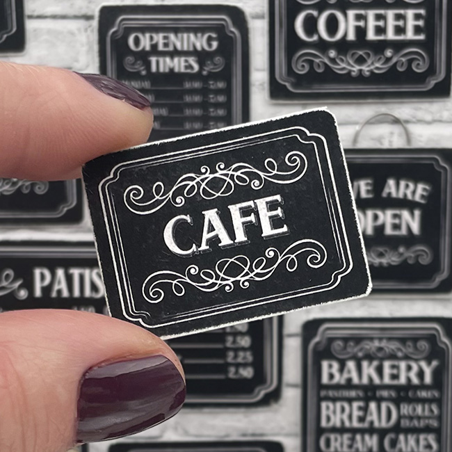 Pinxi Studio handmade miniature sign designed exclusivley for adult ...